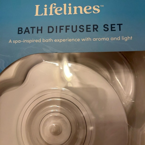 White Bath Diffuser Set - Picture 2 of 4